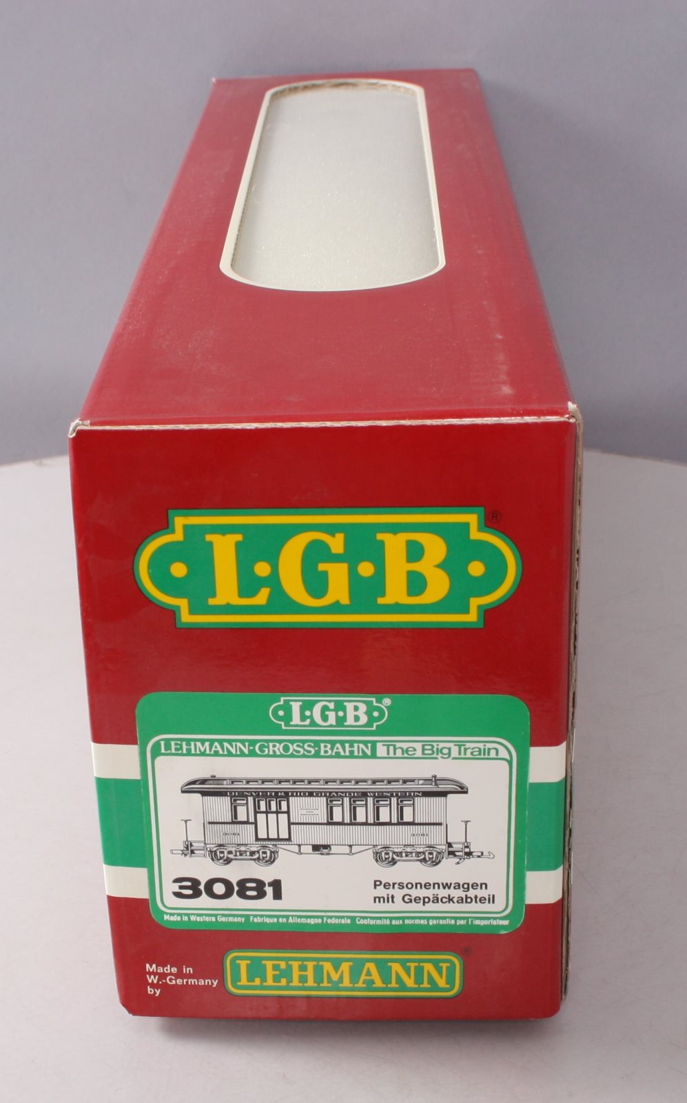 LGB 3081 G Scale Denver & Rio Grande Western Combine Passenger Car LN/Box