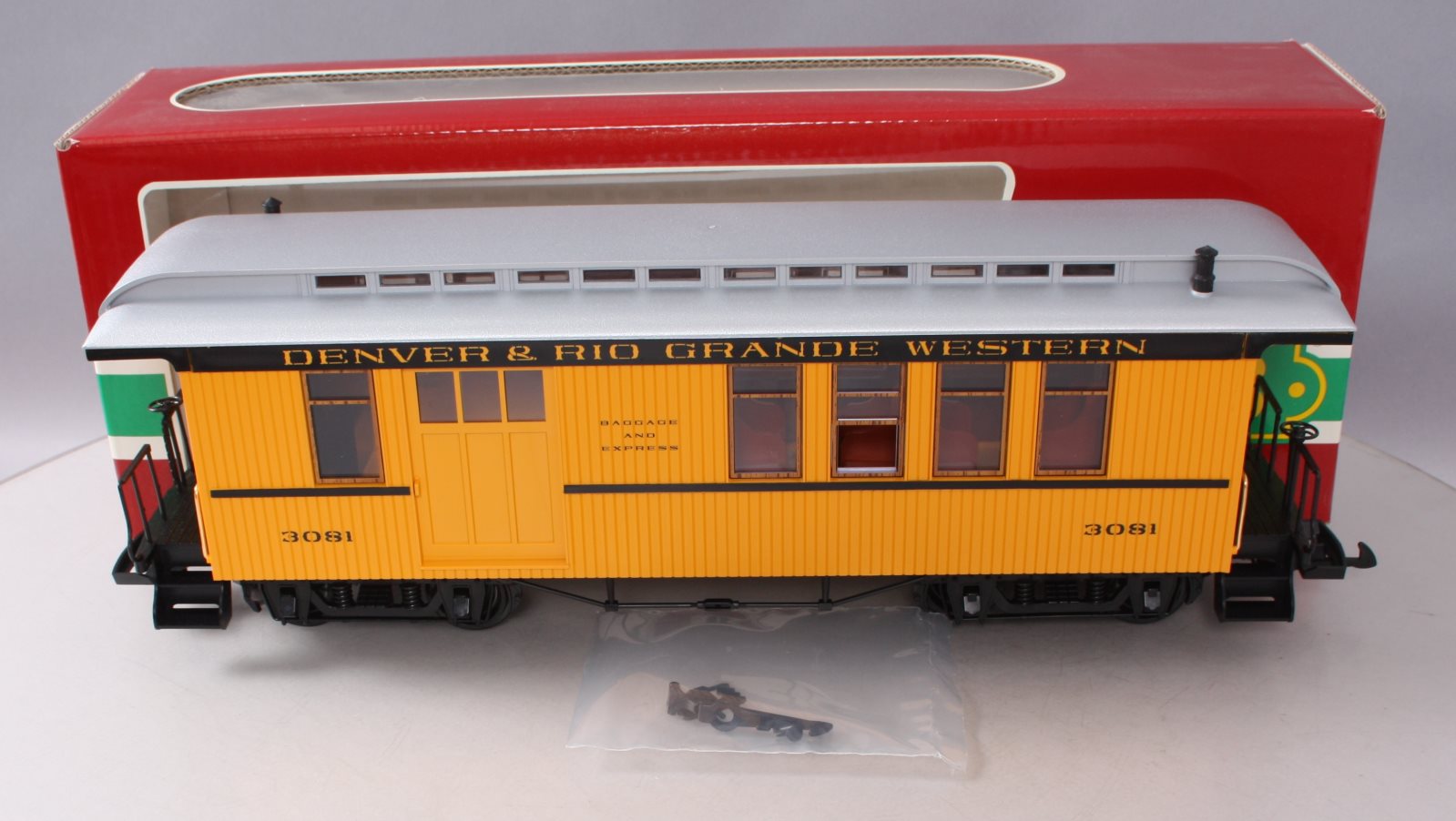 LGB 3081 G Scale Denver & Rio Grande Western Combine Passenger Car LN/Box