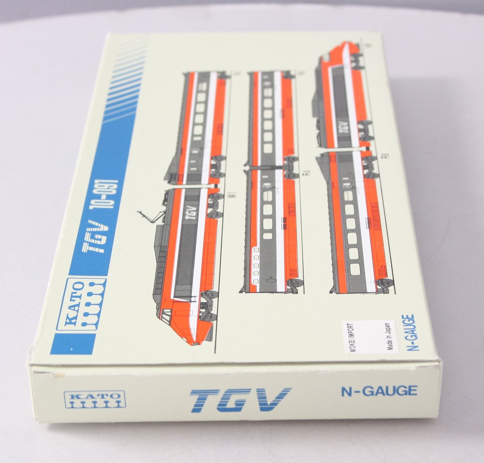 Kato 10-091 N Scale TGV Electric Train 6-Car Set LN/Box
