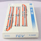 Kato 10-091 N Scale TGV Electric Train 6-Car Set LN/Box