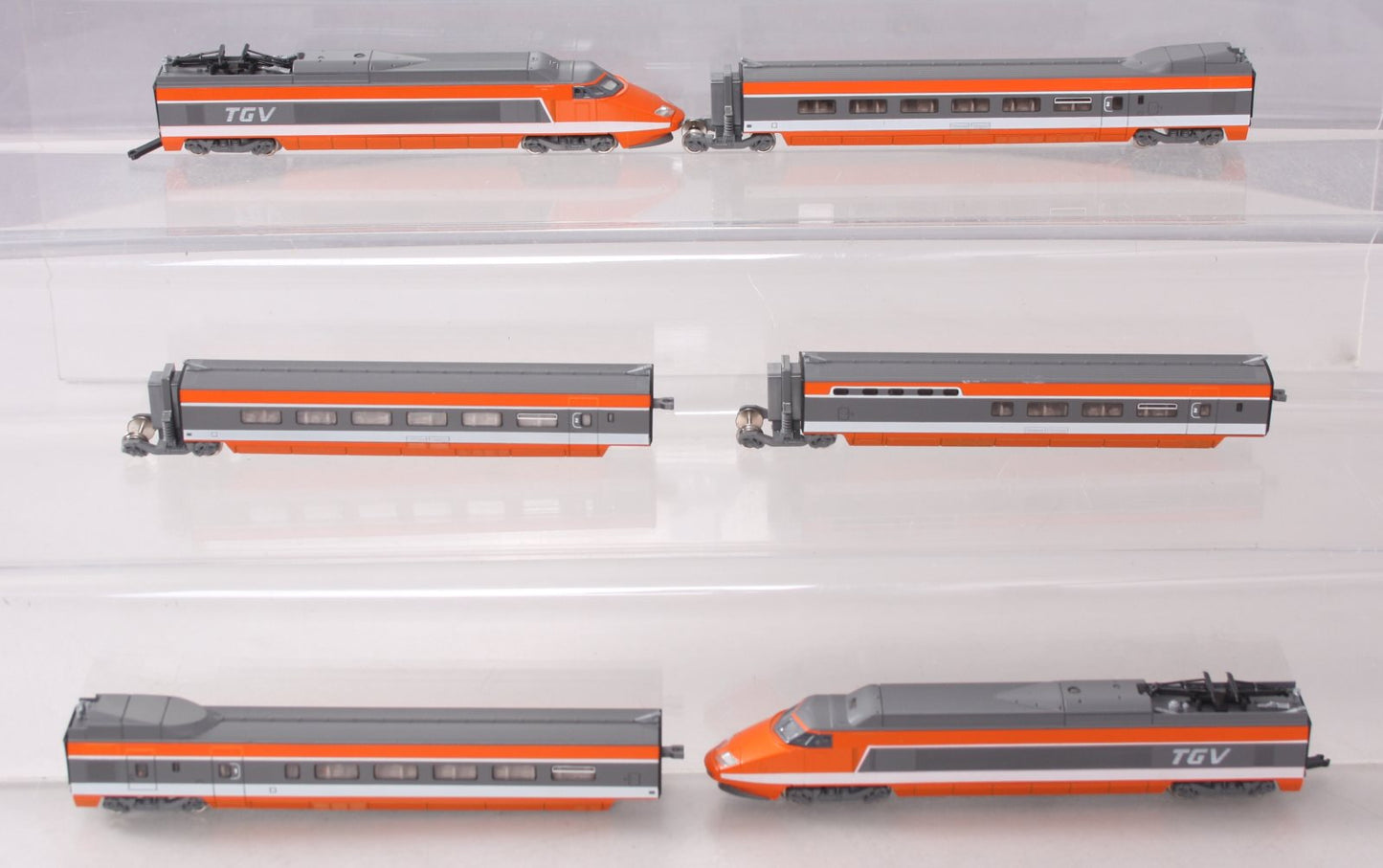 Kato 10-091 N Scale TGV Electric Train 6-Car Set LN/Box