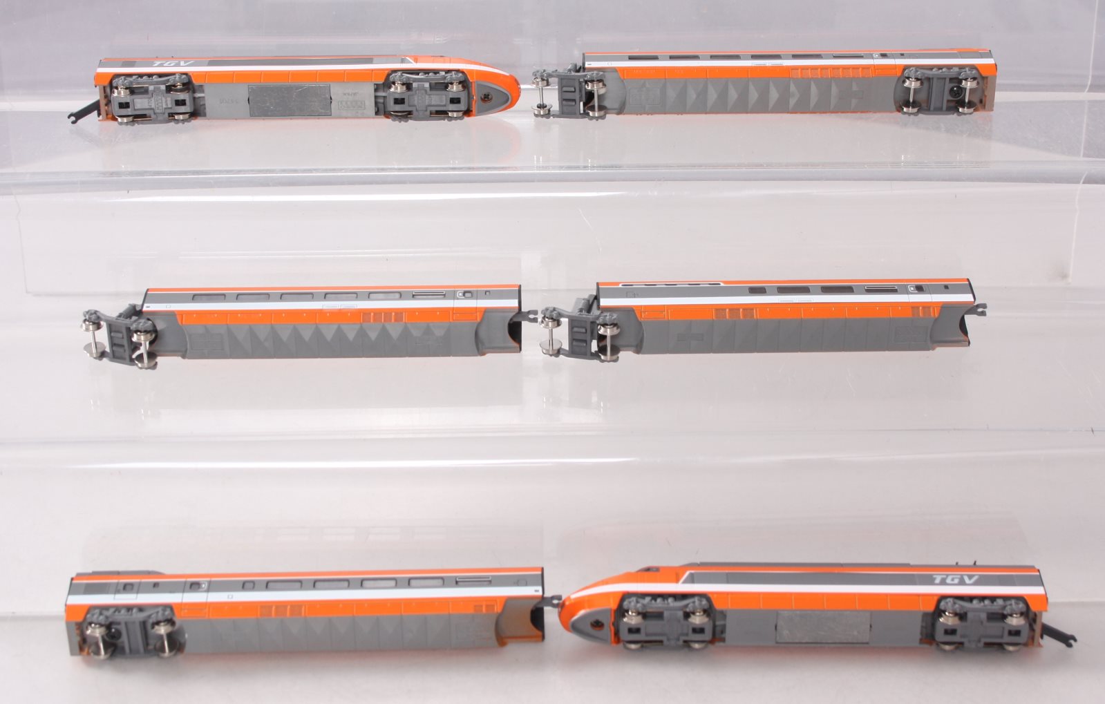 Kato 10-091 N Scale TGV Electric Train 6-Car Set LN/Box