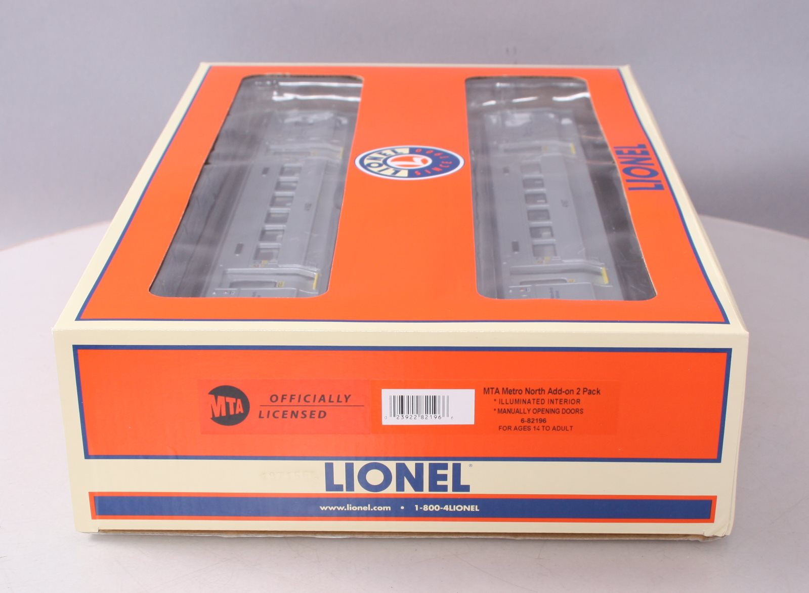 Lionel 6-82196 O MTA Metro-North M7 Add-On Passenger Cars (Set of 2) LN/Box