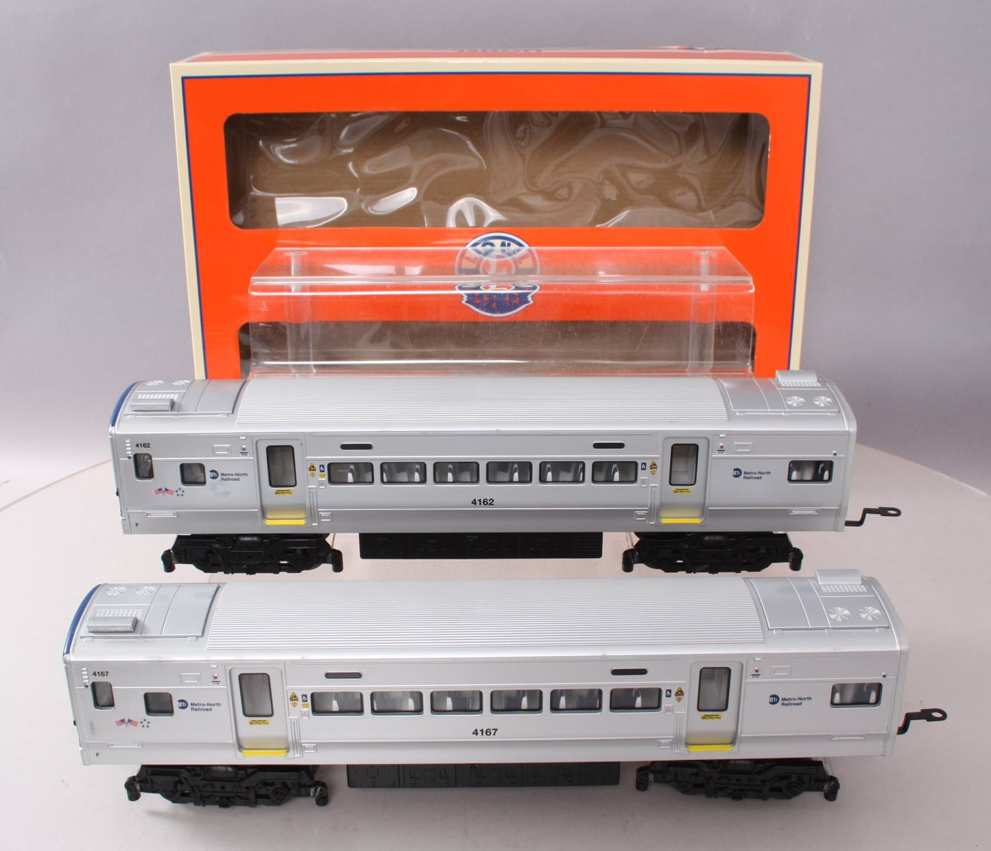 Lionel 6-82196 O MTA Metro-North M7 Add-On Passenger Cars (Set of 2) LN/Box