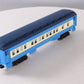 Lionel 1927700 O Gauge Blue Comet Coach