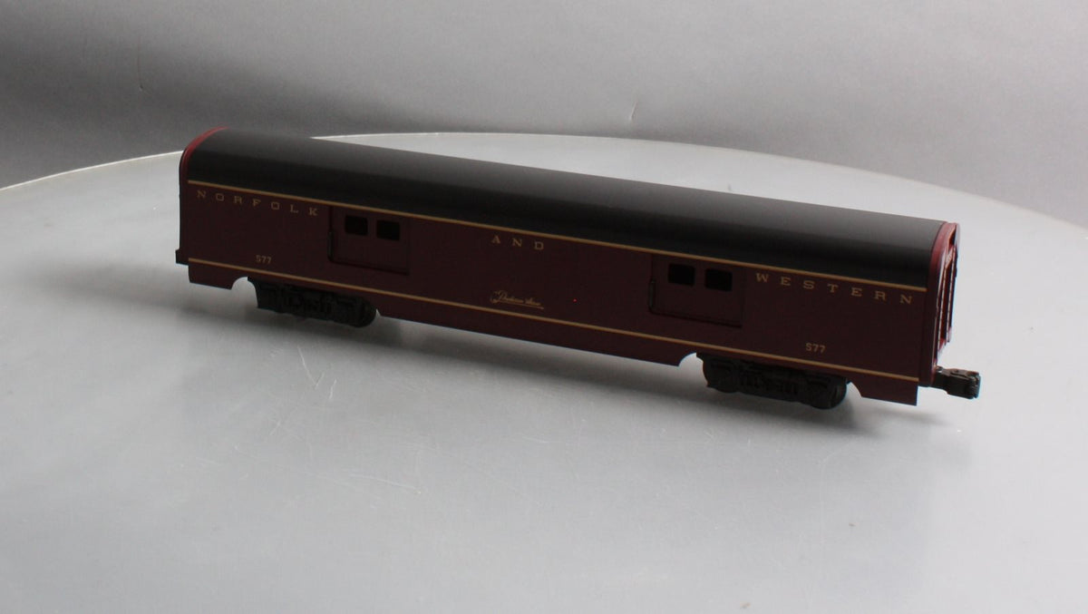 Lionel 6-19139 O Gauge Norfolk and Western Aluminum Baggage Car #577 NIB