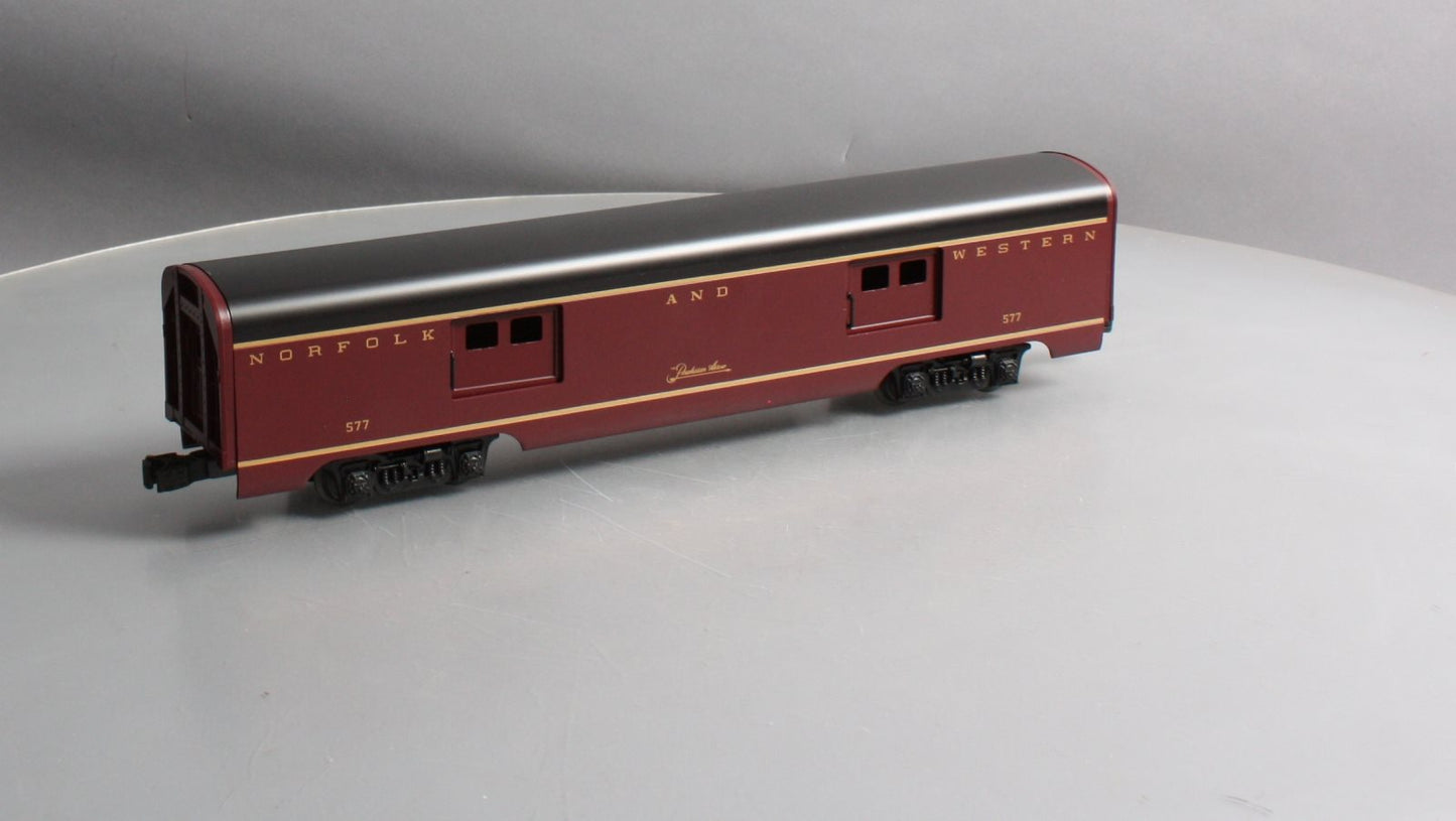 Lionel 6-19139 O Gauge Norfolk and Western Aluminum Baggage Car #577 NIB
