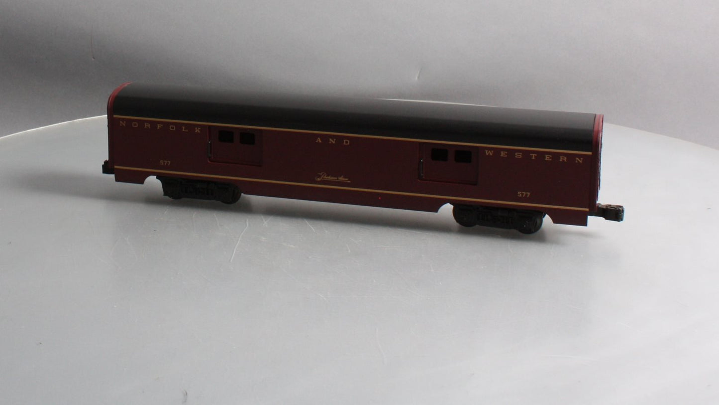 Lionel 6-19139 O Gauge Norfolk and Western Aluminum Baggage Car #577 NIB