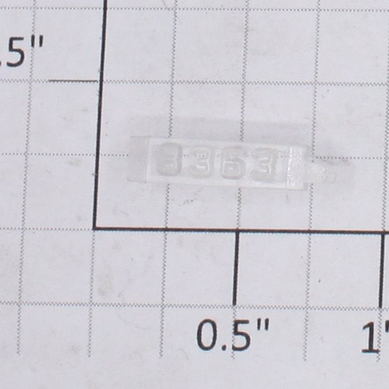 Lionel 8363-6 Right Hand Clear Raised Number Marker Lens/Number Board