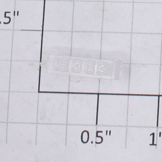 Lionel 8363-10 Left Hand Clear Raised Number Marker Lens/Number Board