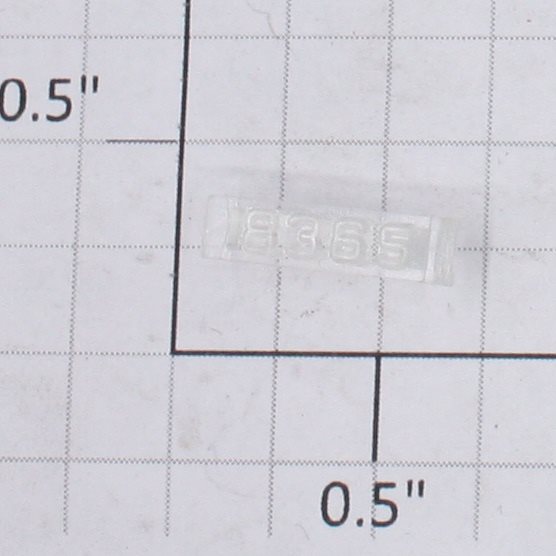 Lionel 8365-10 Left Hand Clear Raised Number Marker Lens/Number Board
