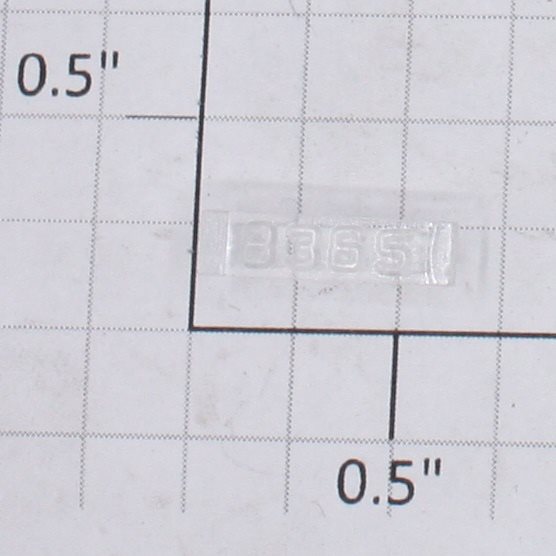 Lionel 8365-6 Right Hand Clear Raised Number Marker Lens/Number Board