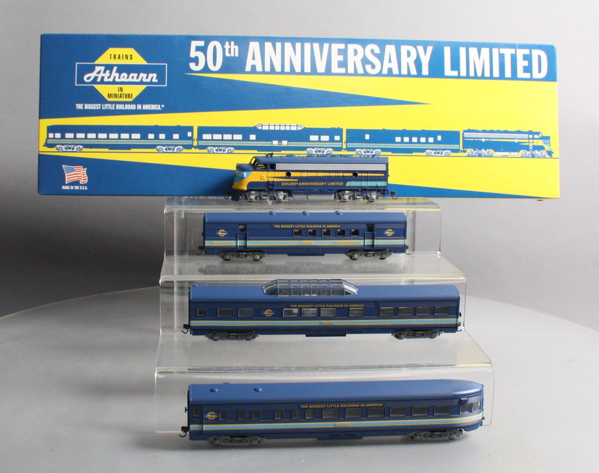 Athearn 1010 HO Scale 50th Anniversary Limited Passenger Train Set