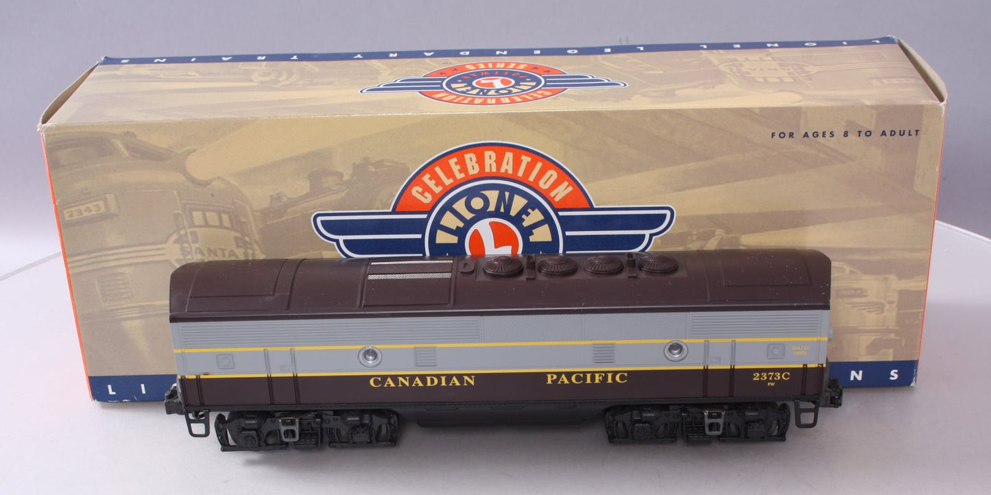Lionel 6-14518 O CP F3 B-Unit Non-Powered Diesel Locomotive w/ Railsounds #2373C LN/Box