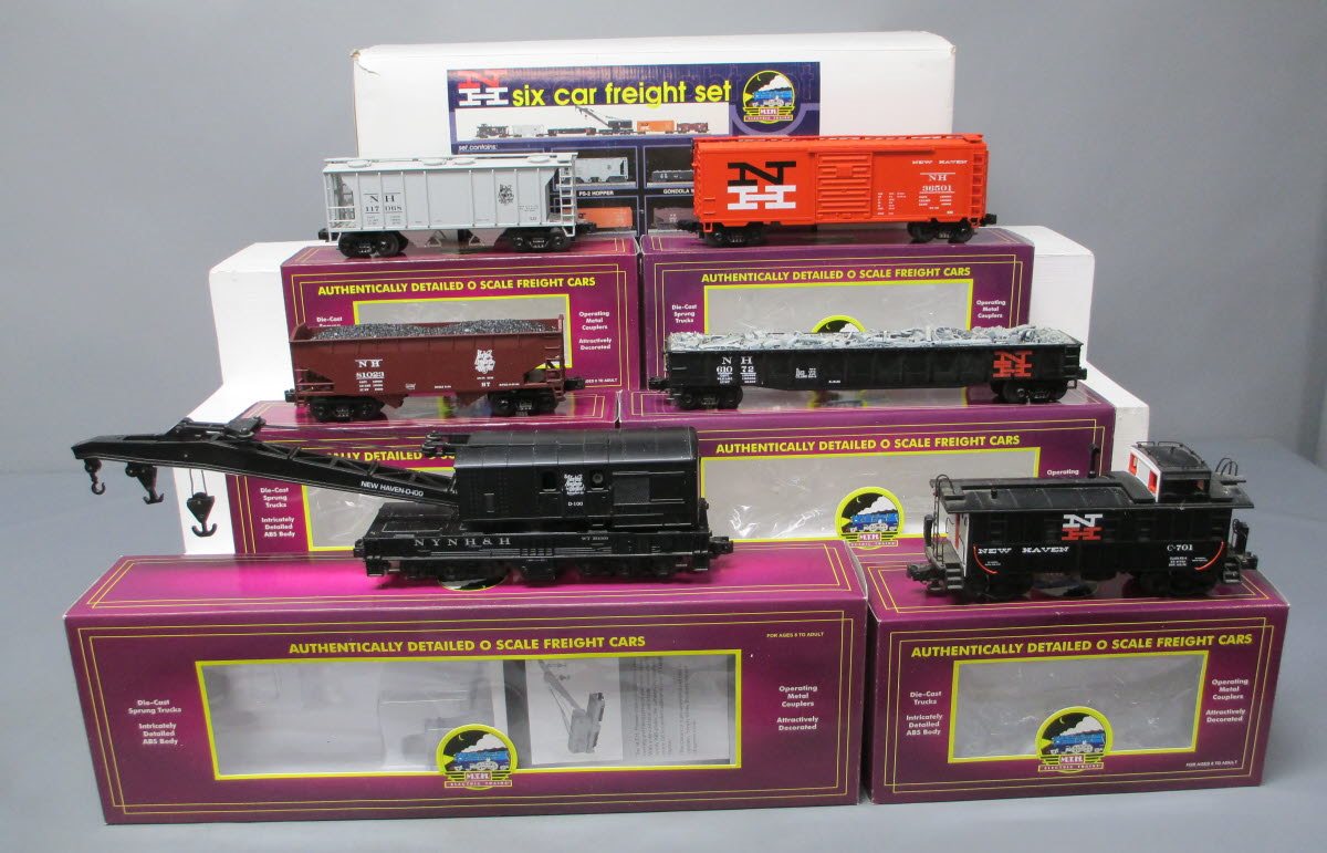 MTH 20-90020 O New Haven Premier Freight Car Set (Set of 6) LN/Box