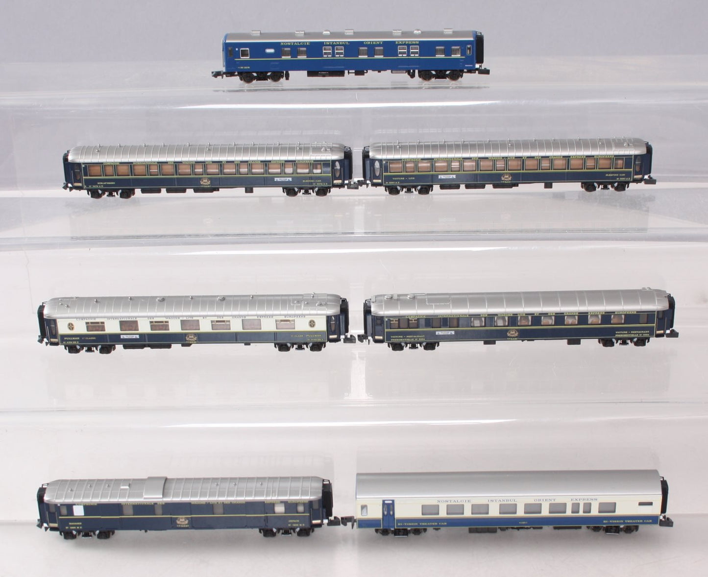 Kato 10-561 N Scale Nostalgie Istanbul Orient Express 7-Car Set LN/Box