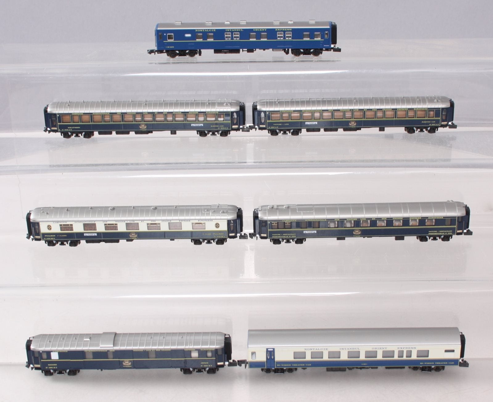 Kato 10-561 N Scale Nostalgie Istanbul Orient Express 7-Car Set LN/Box