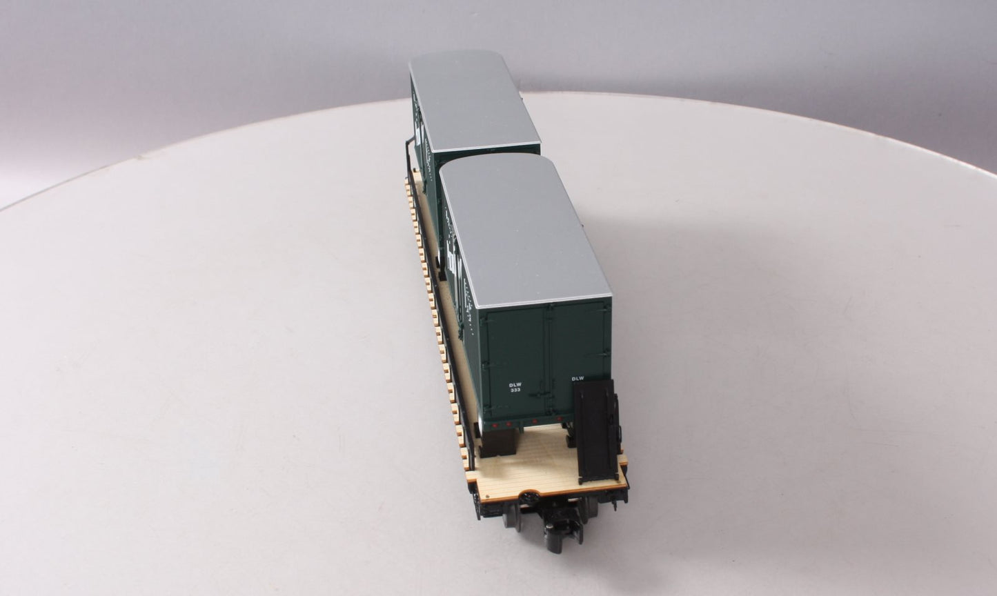 Lionel 6-27563 O Gauge Lackawanna Flatcar with Piggyback #16540