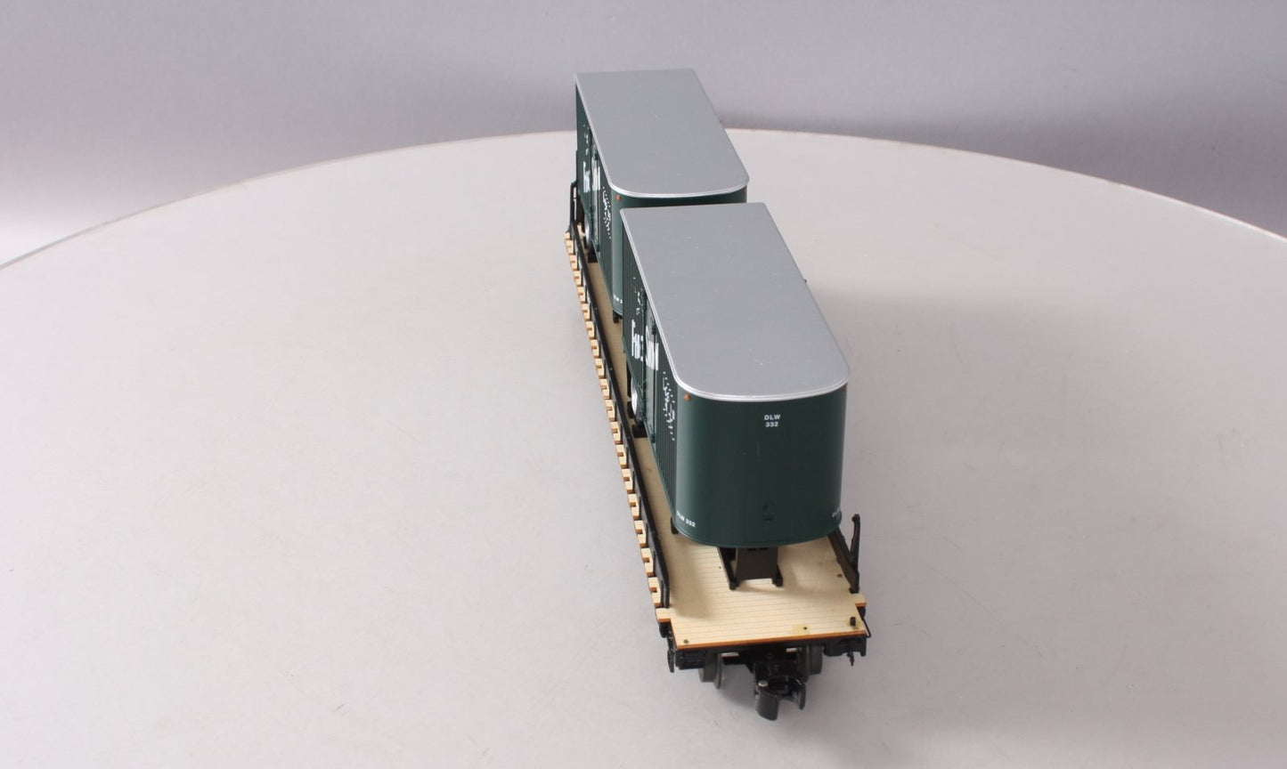 Lionel 6-27563 O Gauge Lackawanna Flatcar with Piggyback #16540