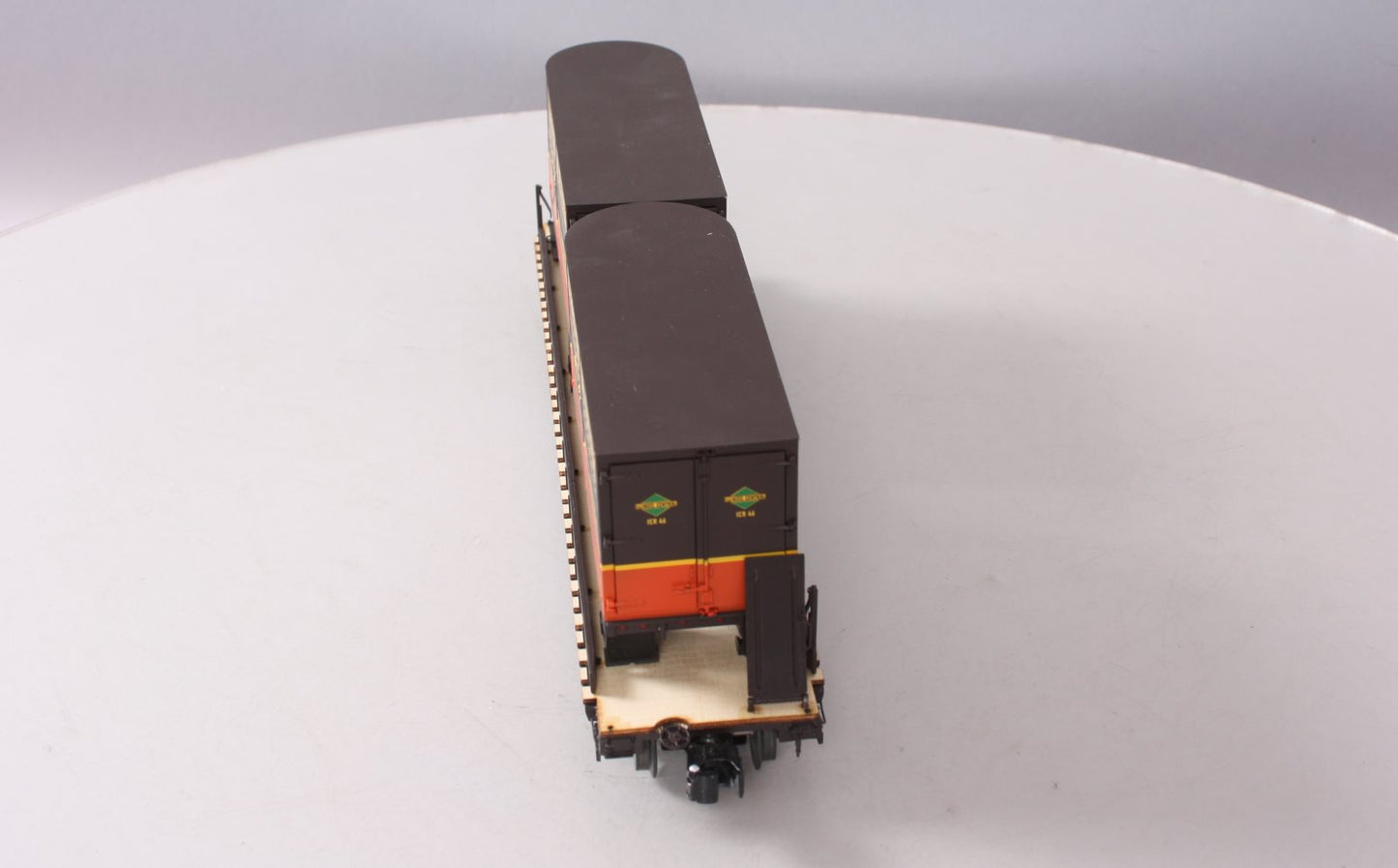 Lionel 6-27066 Illinois Central Flatcar with Piggyback Trailers