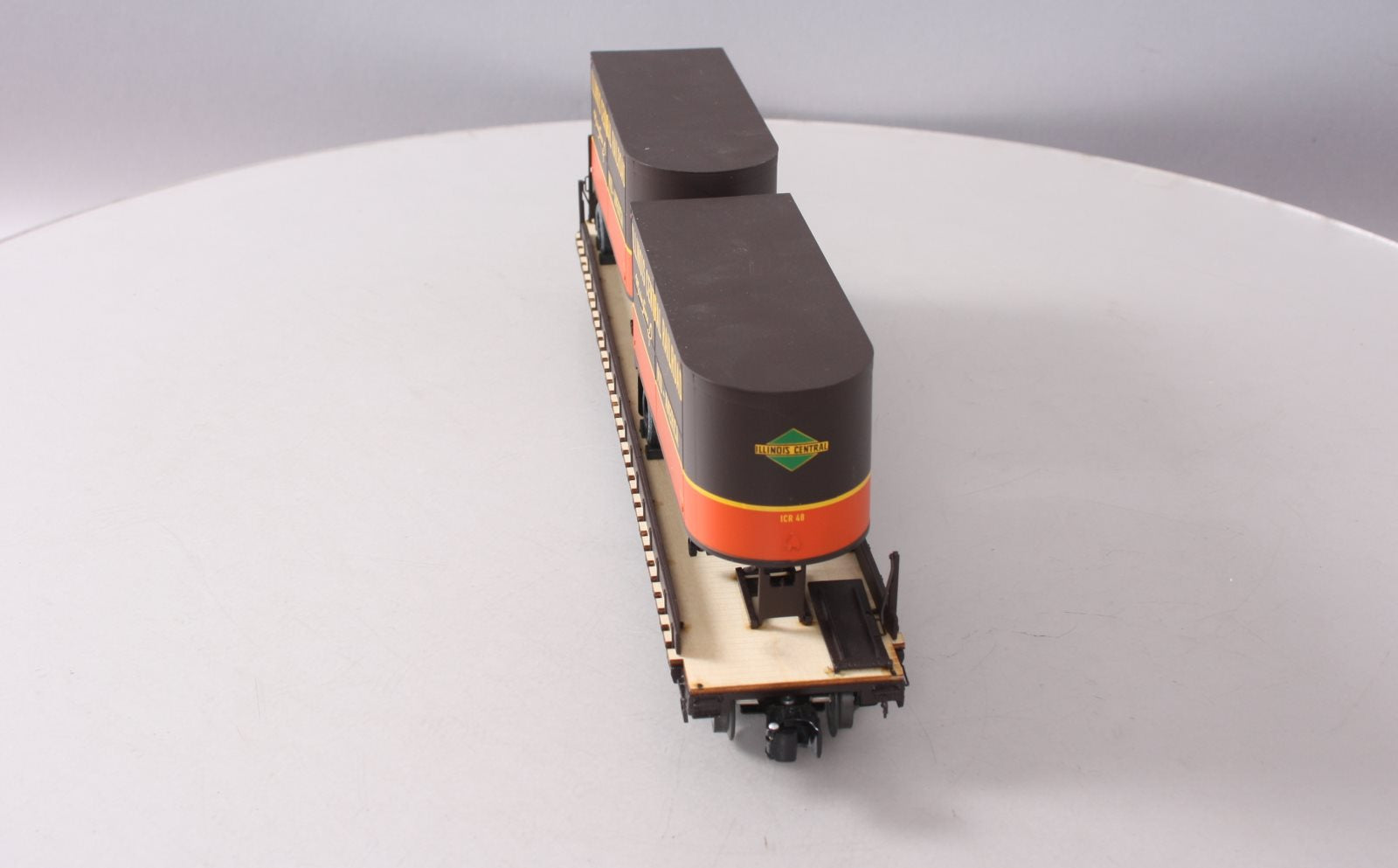 Lionel 6-27066 Illinois Central Flatcar with Piggyback Trailers
