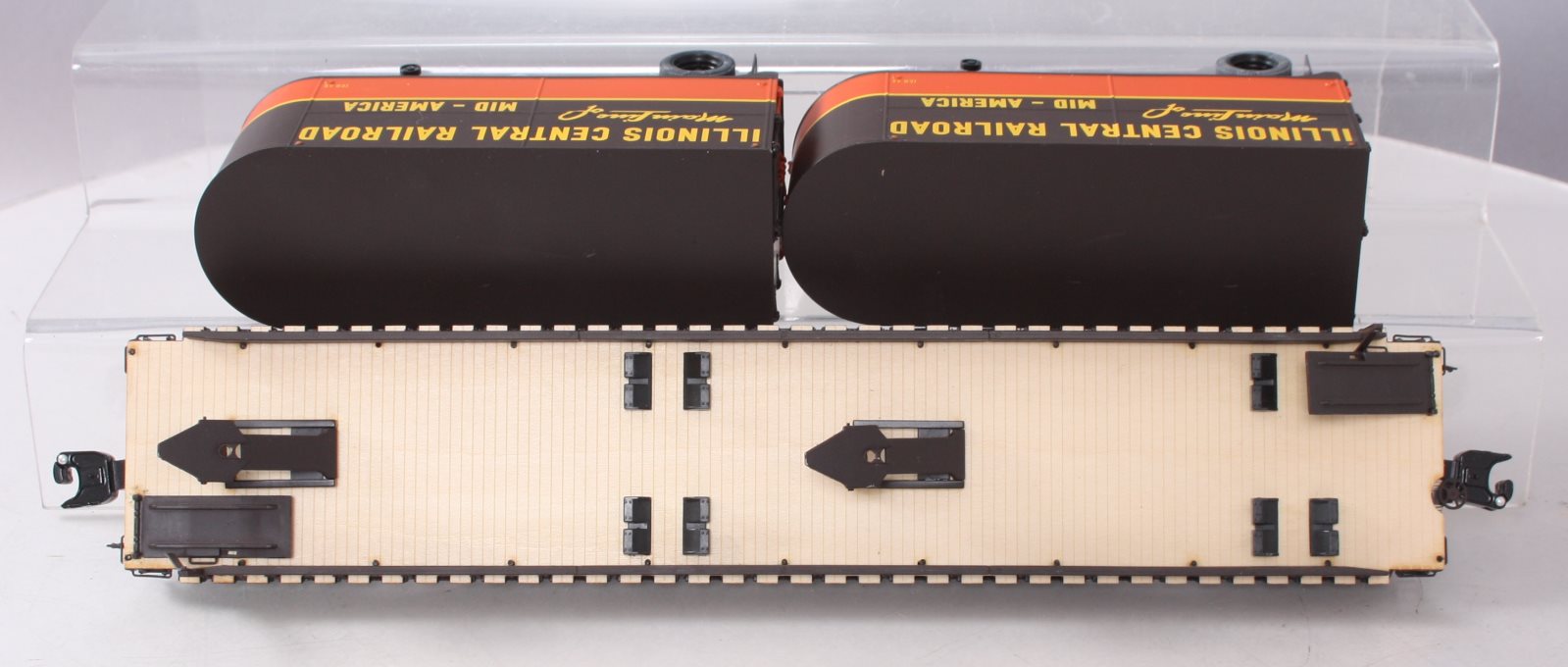Lionel 6-27066 Illinois Central Flatcar with Piggyback Trailers