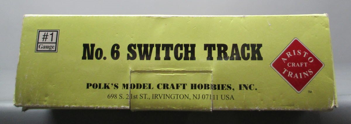 Aristo-Craft 20330 G #6 Stainless Steel Right Hand Switch Turnout LN/Box
