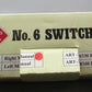 Aristo-Craft 20330 G #6 Stainless Steel Right Hand Switch Turnout LN/Box