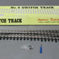 Aristo-Craft 20330 G #6 Stainless Steel Right Hand Switch Turnout LN/Box
