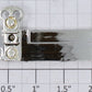 Lionel 8447-15 O Gauge #68 Executive Inspection Car Chrome Front Bumper