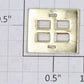 Lionel 517-3 Brass Caboose Window