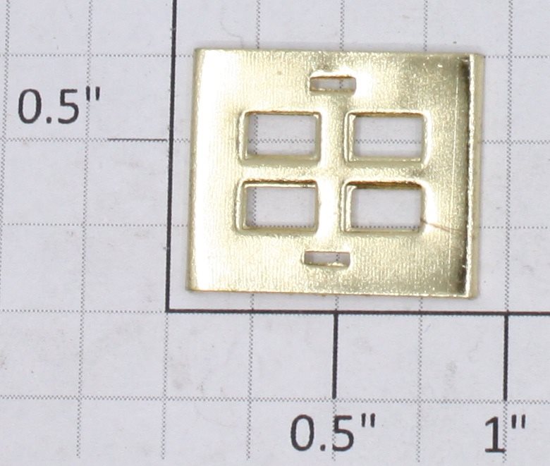 Lionel 517-3 Brass Caboose Window