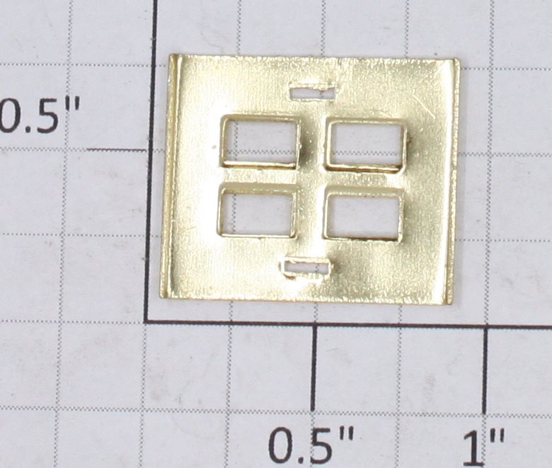 Lionel 517-3 Brass Caboose Window