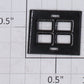 Lionel 517-3 Black Caboose Window