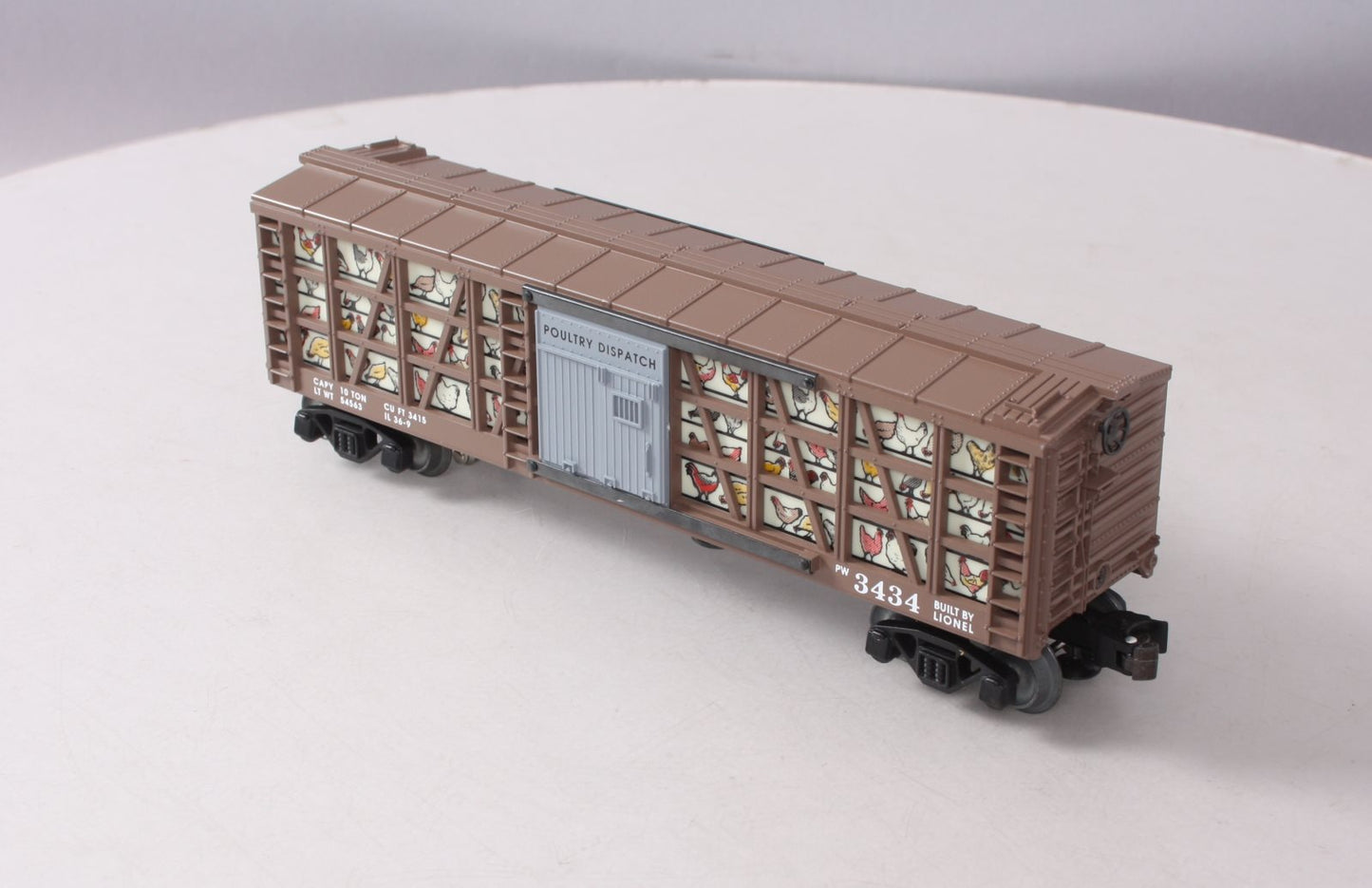 Lionel 6-19867 O Gauge PWC Operating Poultry Dispatch Car #3434 LN/Box