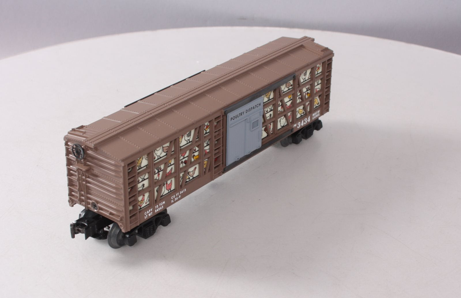 Lionel 6-19867 O Gauge PWC Operating Poultry Dispatch Car #3434 NIB