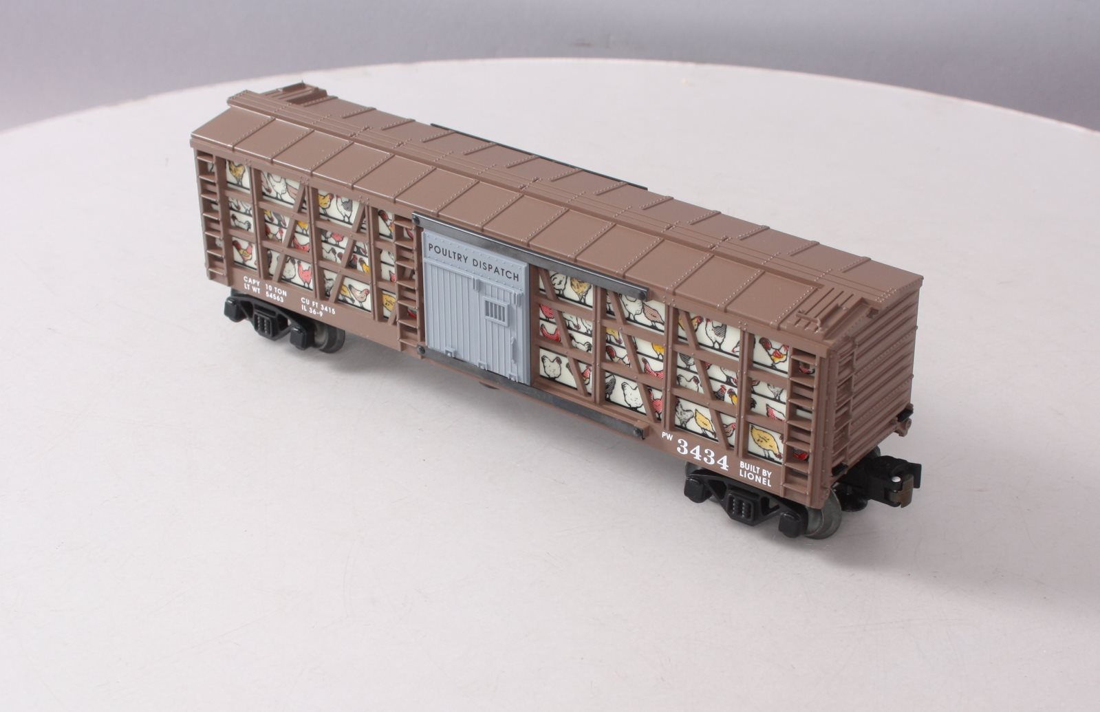 Lionel 6-19867 O Gauge PWC Operating Poultry Dispatch Car #3434 NIB