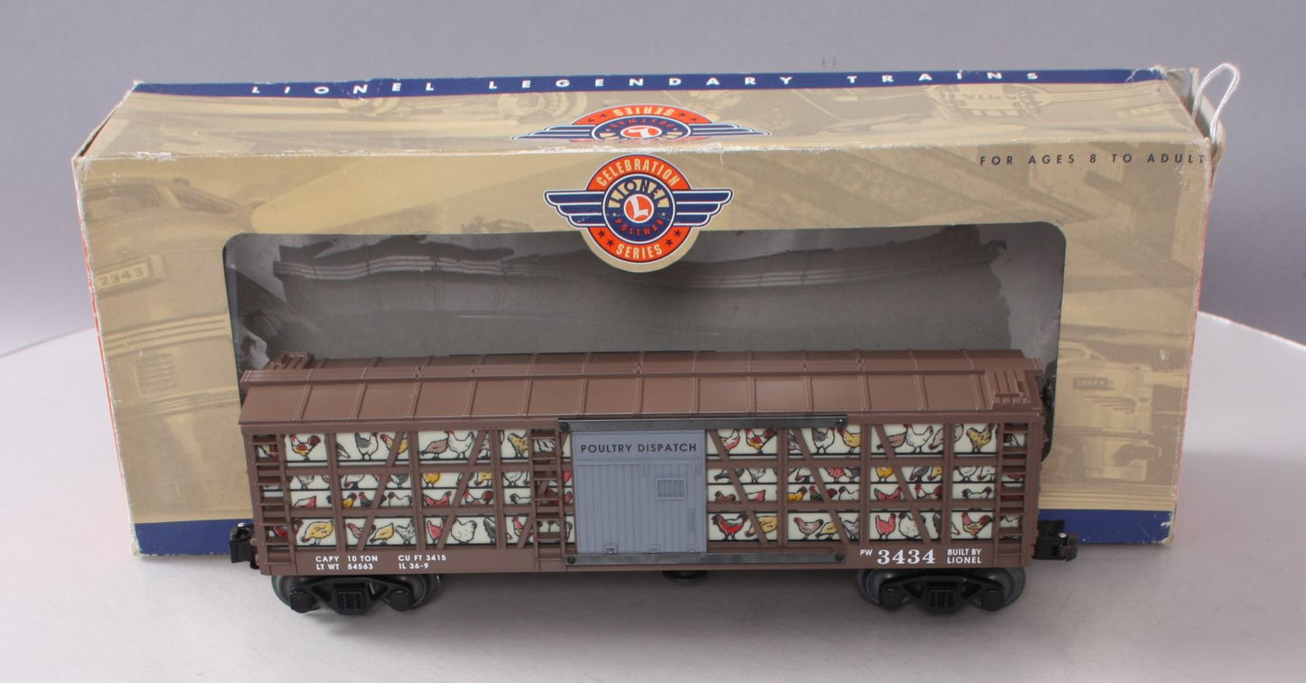 Lionel 6-19867 O Gauge PWC Operating Poultry Dispatch Car #3434 LN/Box
