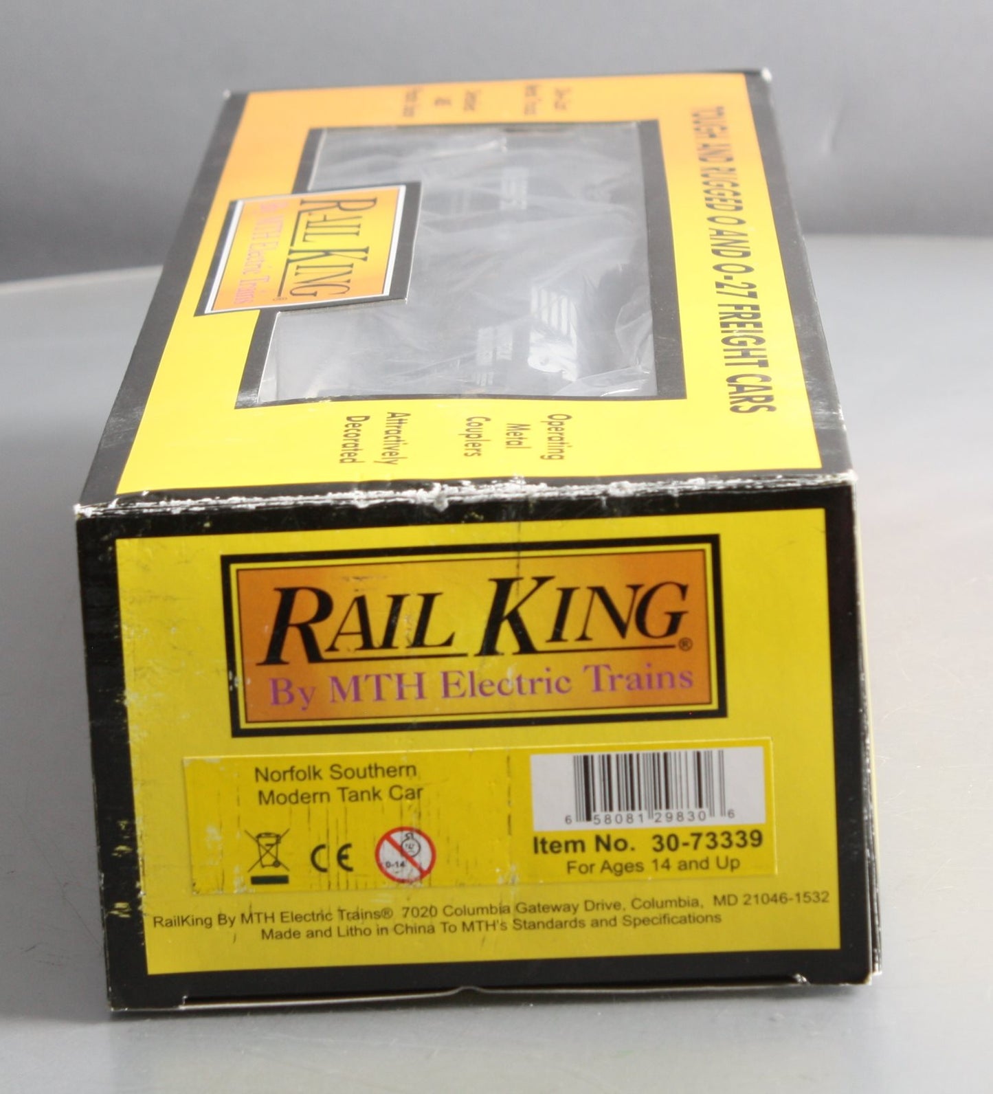 MTH 30-73339 O Gauge Norfolk Southern Modern Tank Car NIB