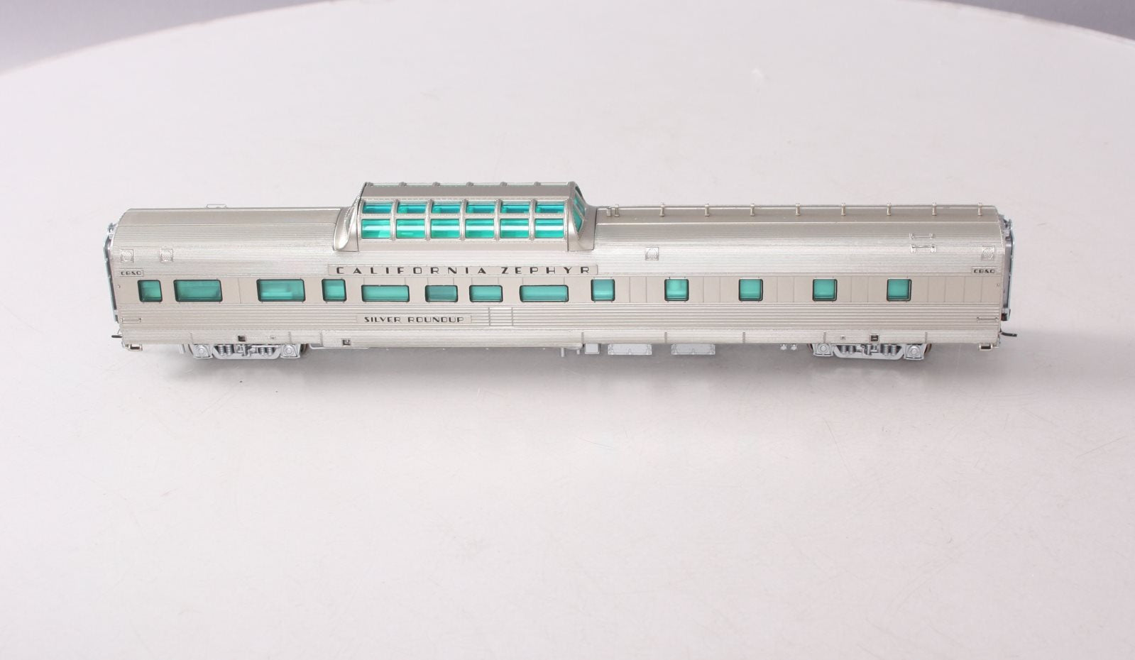 Broadway Limited 1501 HO CB&Q Silver Roundup California Zephyr Vista Dome #252