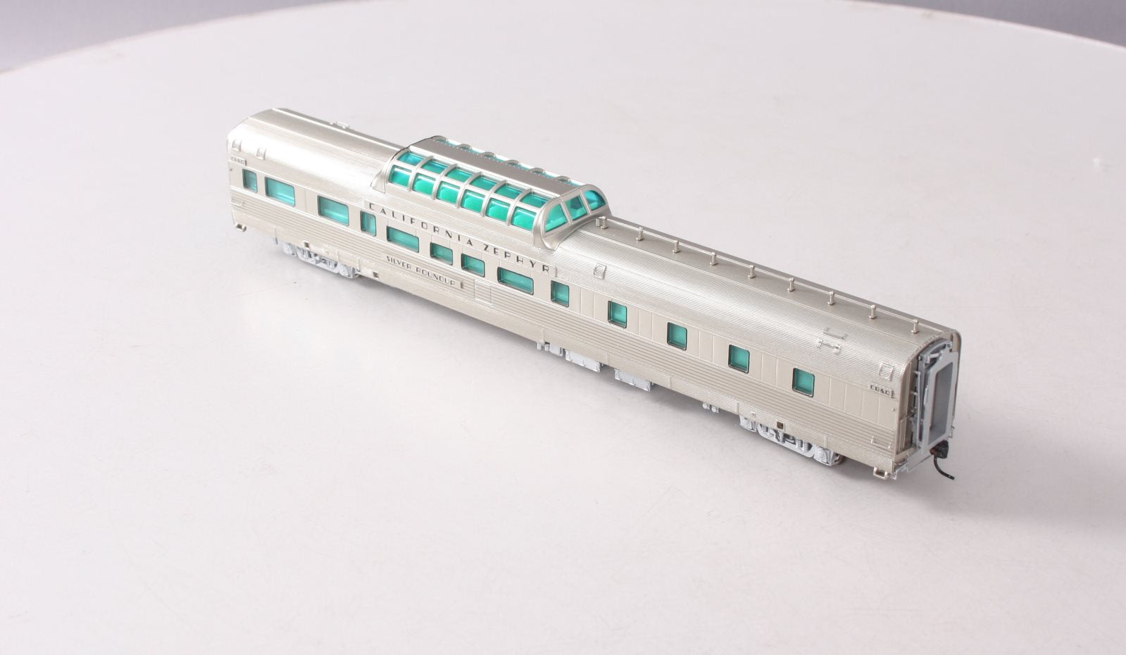 Broadway Limited 1501 HO CB&Q Silver Roundup California Zephyr Vista Dome #252