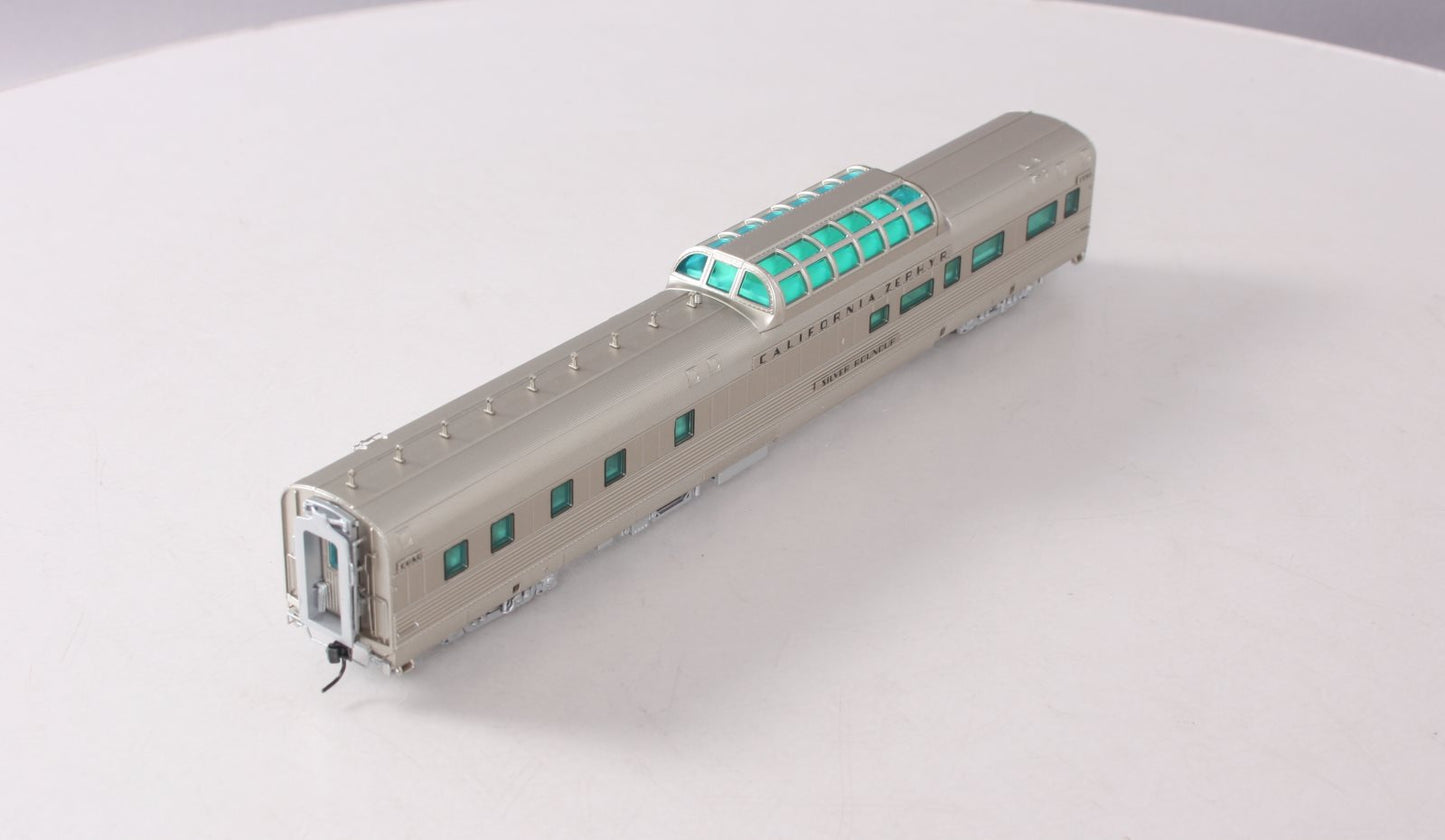Broadway Limited 1501 HO CB&Q Silver Roundup California Zephyr Vista Dome #252