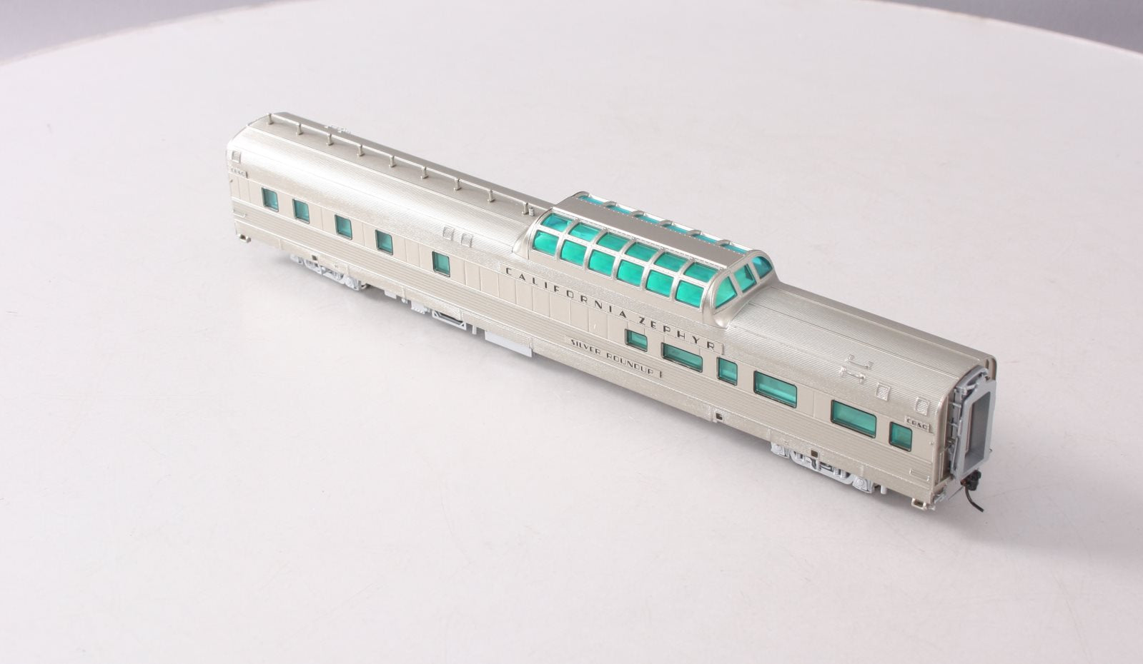 Broadway Limited 1501 HO CB&Q Silver Roundup California Zephyr Vista Dome #252