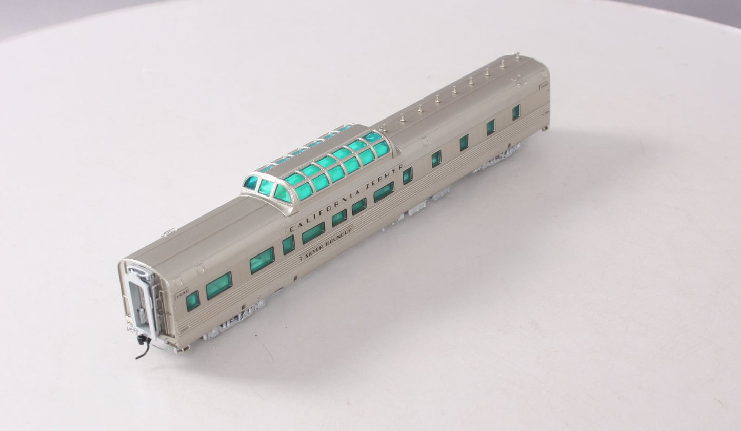Broadway Limited 1501 HO CB&Q Silver Roundup California Zephyr Vista Dome #252