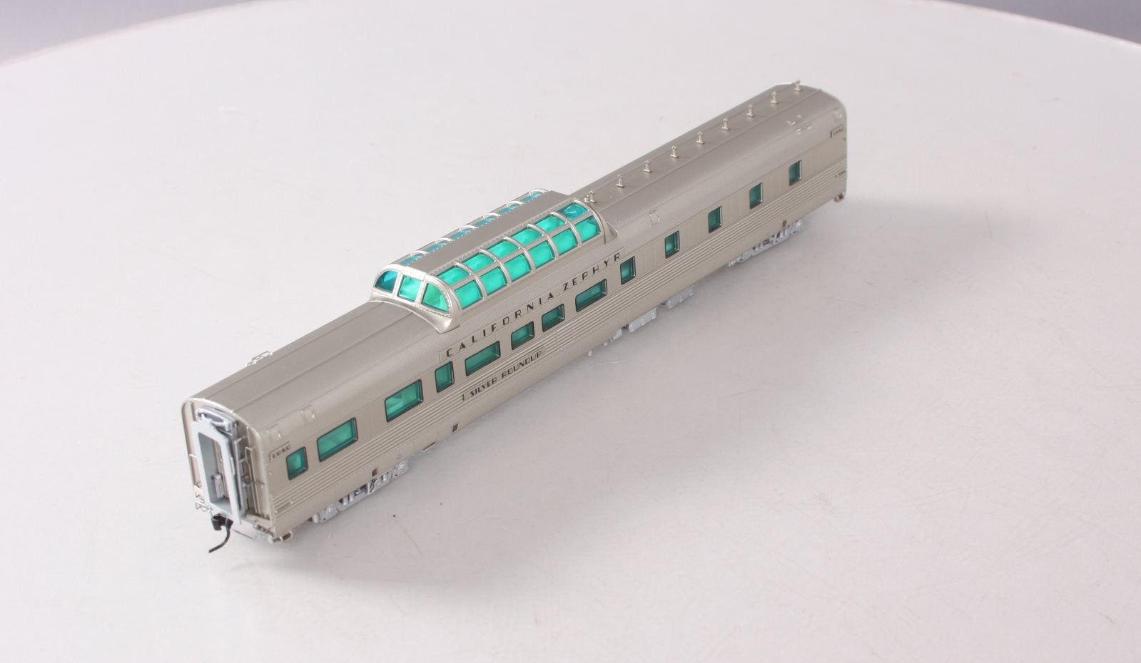 Broadway Limited 1501 HO CB&Q Silver Roundup California Zephyr Vista Dome #252