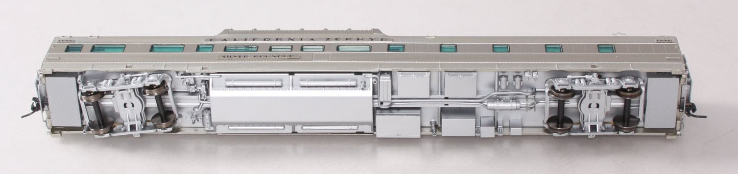 Broadway Limited 1501 HO CB&Q Silver Roundup California Zephyr Vista Dome #252