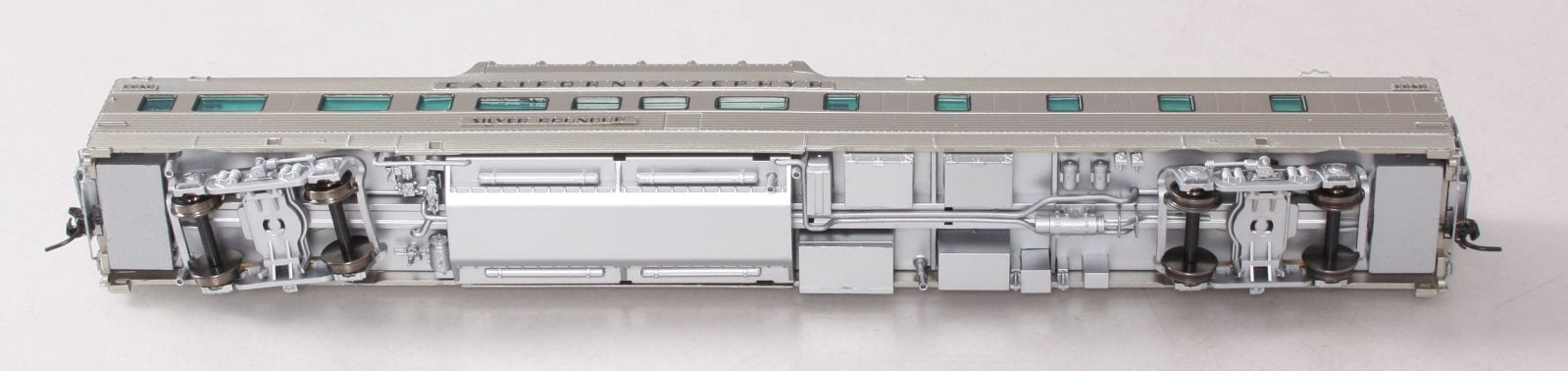 Broadway Limited 1501 HO CB&Q Silver Roundup California Zephyr Vista Dome #252