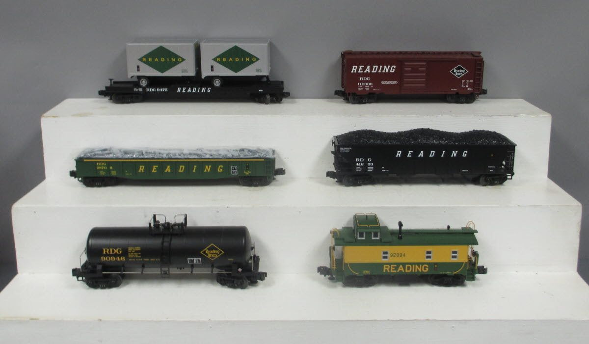 MTH 20-90001 O Reading RailKing Freight Car Set (Set of 6) LN/Box
