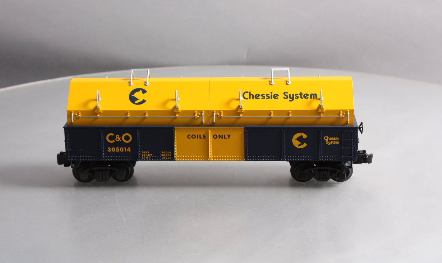 Lionel 2043142 O Gauge Chessie Standard Gondola #305014 LN/Box
