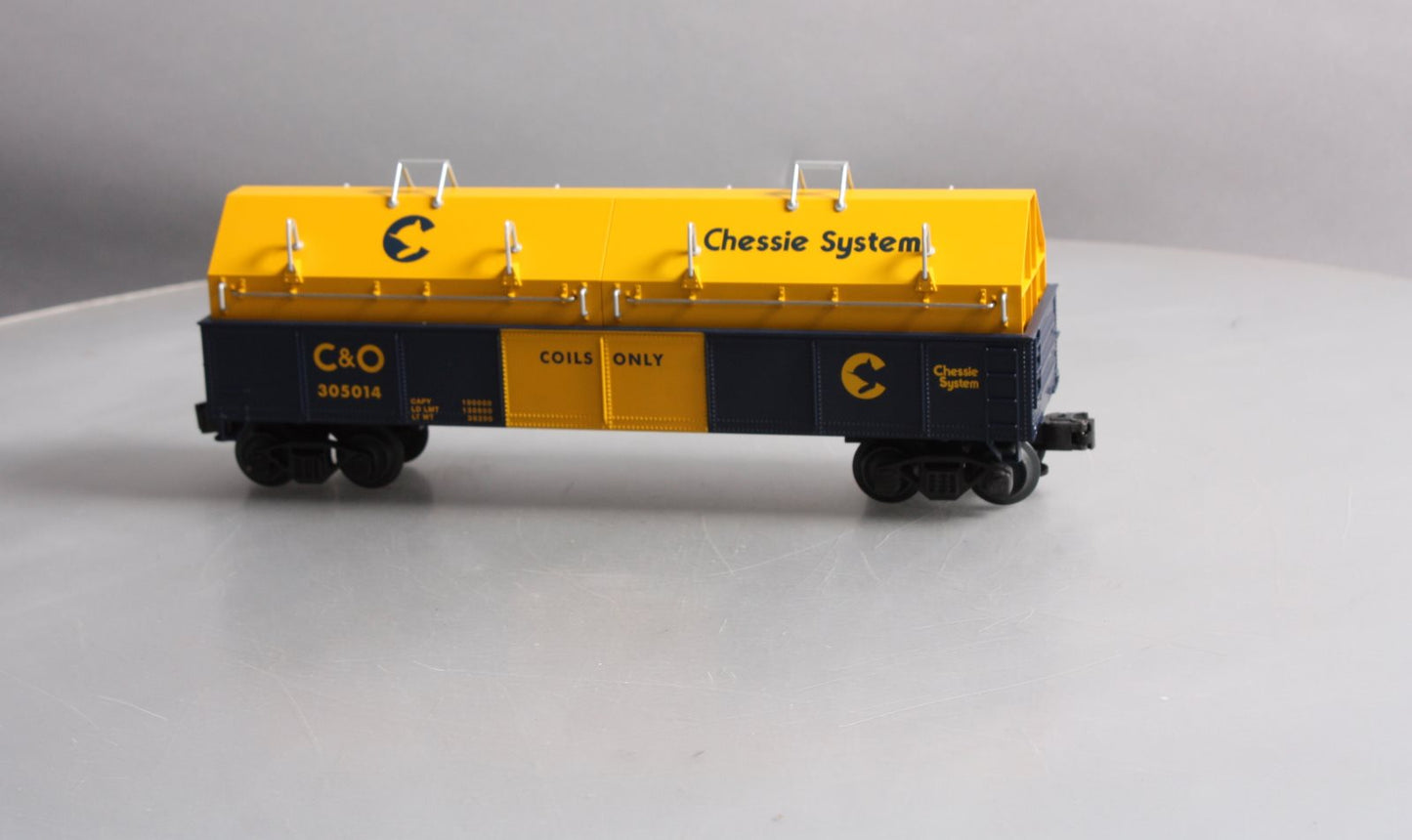 Lionel 2043142 O Gauge Chessie Standard Gondola #305014 LN/Box